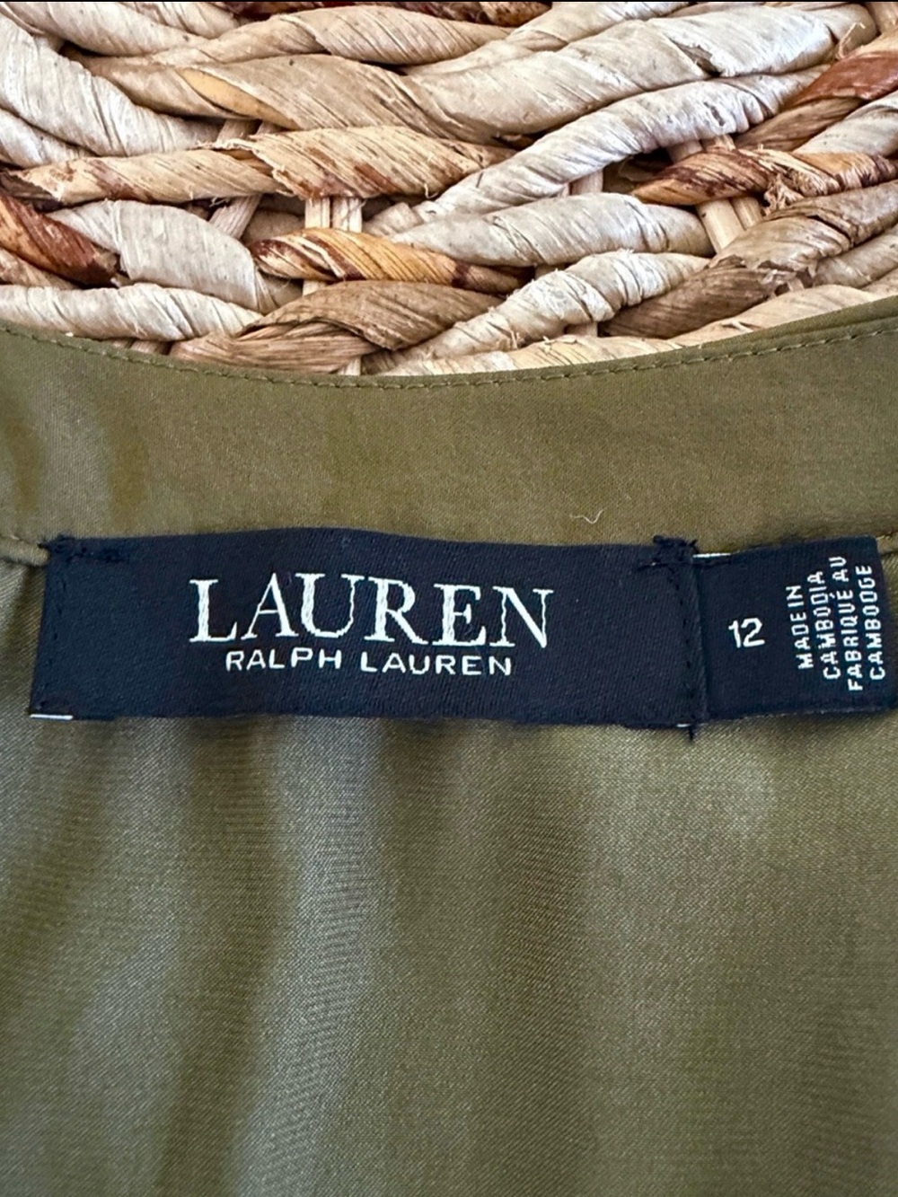 Lauren Ralph Lauren Black Label Satin Ruffle Tiered Dress - Picture 9 of 12